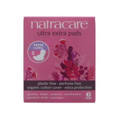 Natracare Bio Baumwolle Ultra Extra Pads 8 lang