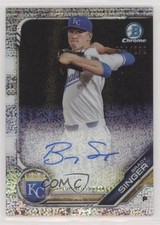 2019 Bowman Chrome Prospect Speckle Refractor /299 Brady Singer #CPA-BS Auto 6fs
