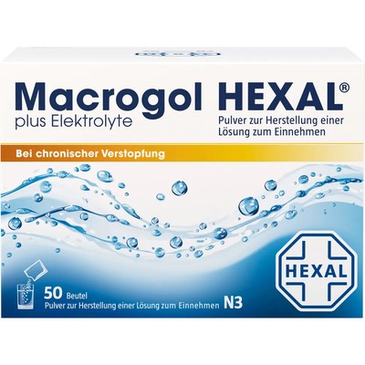 Macrogol Hexal Plus Elektrolyte Plv.z.h.e.l.z.e. 50St - 08875436