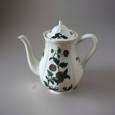 Wedgwood Kaffeekanne Mandarin groß Steingut England Vintage