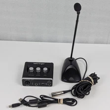 SET OF Behringer U-Phoria UM2 & Shure MX400DP Desktop Microphone