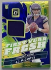 NFL 2024 Panini - Donruss Optic First Year Fresh RC Mem Patch J.J. McCarthy