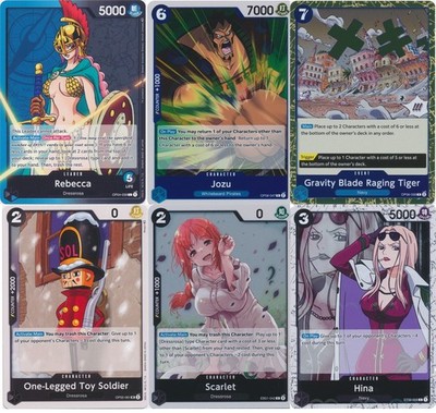 one piece tcg rebecca deck Blue/Black Rebecca Deck - Kaya - Nami - Jozu - Sanji - Maria - One Piece -  NM