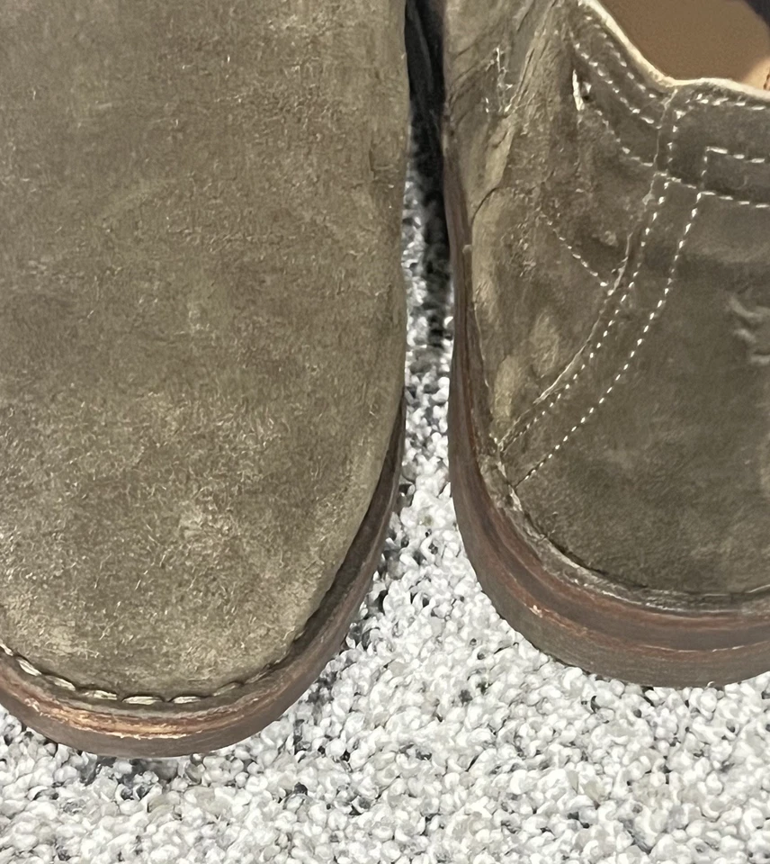 Botines Trask para mujer talla 7,5 Allison Chelsea gamuza oliva zapatos cómodos Foto 3 de 4