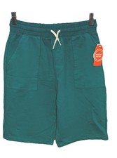 Wonder Nation Boy's Weekend Shorts Size XL 14-16 Pull-on Green Knit 6k31