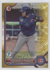 2022 Bowman 1st Edition Gold Foil 10/50 Yohendrick Pinango #BPPF-95 0nr3