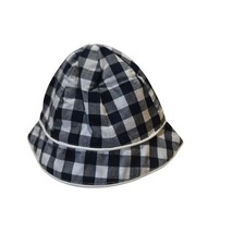 Janie and jack hat baby size 0 to 3 months black white gingham bucket hat