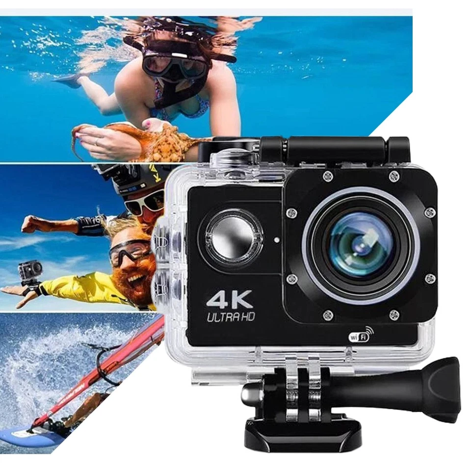Video Sportkameras Outdoor Cam 4K Action Kamera 1080P/30FPS Wasserdicht - Bild 4 von 4