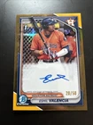 2024 1st Bowman Chrome Prospects Esmil Valencia Auto 20/50