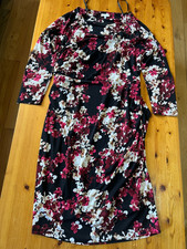 CC Petite Country Casuals Floral Dress Size L