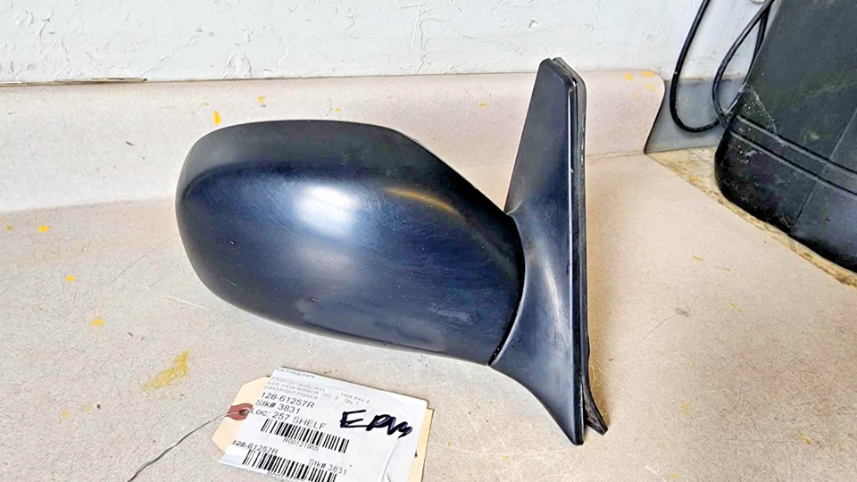 96-00 Toyota RAV4 4 DOOR OEM Power Right Passenger Side View Mirror BLACK Foto 2 de 4