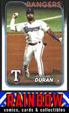 2024 Topps #555 Ezequiel Duran Texas Rangers