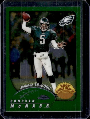 2002 Topps Chrome Donovan McNabb #164 Eagles