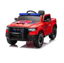 Red Fire Truck 12V Electric Ride On Car Remote Control Siren Flashing Lights