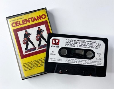 Musicassetta ''Il Meglio di Adriano Celentano'' (Up, MCUP 5098, 1977) SIAE