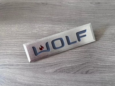 OEM Wolf Range Dual Fuel Nameplate 815575