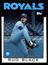 Bud Black 1986 Topps #697 Kansas City Royals MLB READ FREE SHIPPING AutographDen