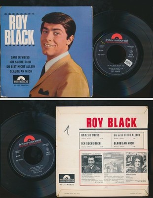 ROY BLACK 45 TOURS EP 7'' FRANCE GANZ IN WEIZZ+