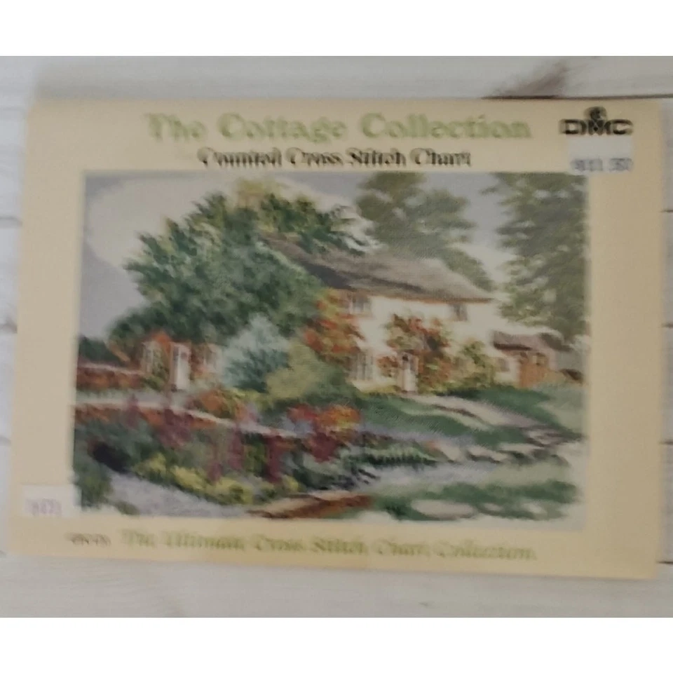 DMC Rose Cottage Cross Stitch Pattern - The Cottage Collection - Image 2 of 3