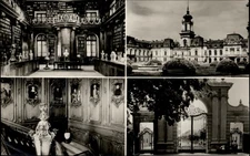 RPPC Helikon Library Keszthely Hungary vintage postcard g549