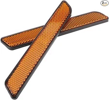 2 Pcs Orange Front Fork Leg Reflector Reflective Stripe All Lower Legs Slide