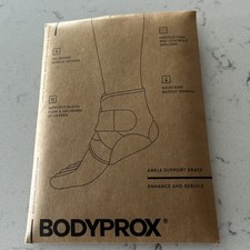 NEW Bodyprox Ankle Support Brace Breathable Neoprene Sleeve Adjustable Wrap