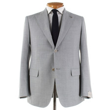 Ravazzolo NWT Wool Blend Two Piece Suit Size 50R 40R US In Light Gray