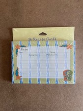 Sea World Dolphin Coral Reef Ocean Recipe Cards Set of 36 - New In Package