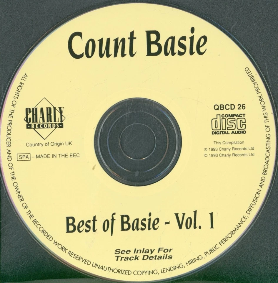 Count Basie Best Of Basie - Vol. 1 CD UK Charly 1993 QBCD26 - Bild 3 von 3
