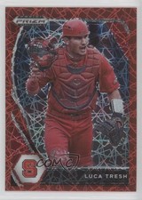 2021 Panini Prizm Draft Picks Red Velocity Prizm Luca Tresh #PDP214 md3