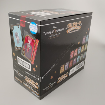 Twisted Wonderland Clear Card Collection Gum 16pk Box First Press Ensky Japan