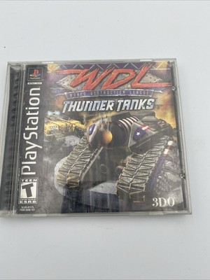 World Destruction League: Thunder Tanks PS1 CIB With Reg Card Tested and Working