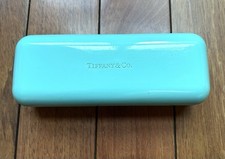 Tiffany Co. Eyeglass Sunglass Case Set Tiffany Blue Hard Case Pouch Cloth
