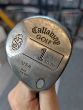 Vintage Callaway Golf 1 Driver 10.5 USA Metal Head Steel Shaft 43" Club