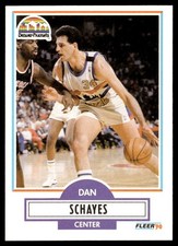 1990-91 Fleer Danny Schayes Denver Nuggets #53