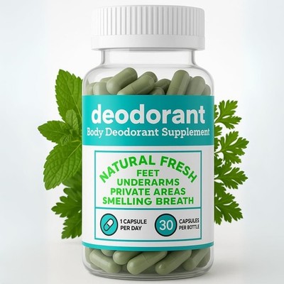 Innen Deo Kapseln Chlorophyll Vegan Geruchskontrolle 30