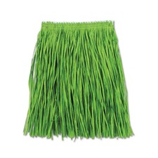 Adults Green Grass Mini Hula Skirt