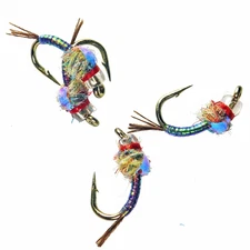 Rainbow Warrior Nymphs UV Purple - Premium Trout Fly Fishing Flies Attractor