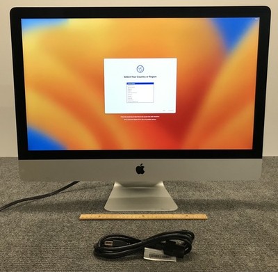 Apple iMac A1419 MNE92LL/A 2017 5K 27'' AIO i5-7500 16GB RAM 1TB HDD + 32GB SSD