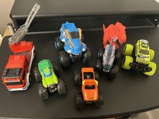 Lot of 6 Monster Jam and Blaze and the Monste...