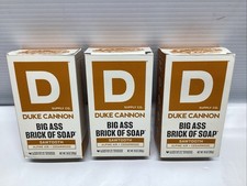 Duke Cannon Supply Co. Big Ass Brick of Soap Sawtooth 10 oz Lot of 3
