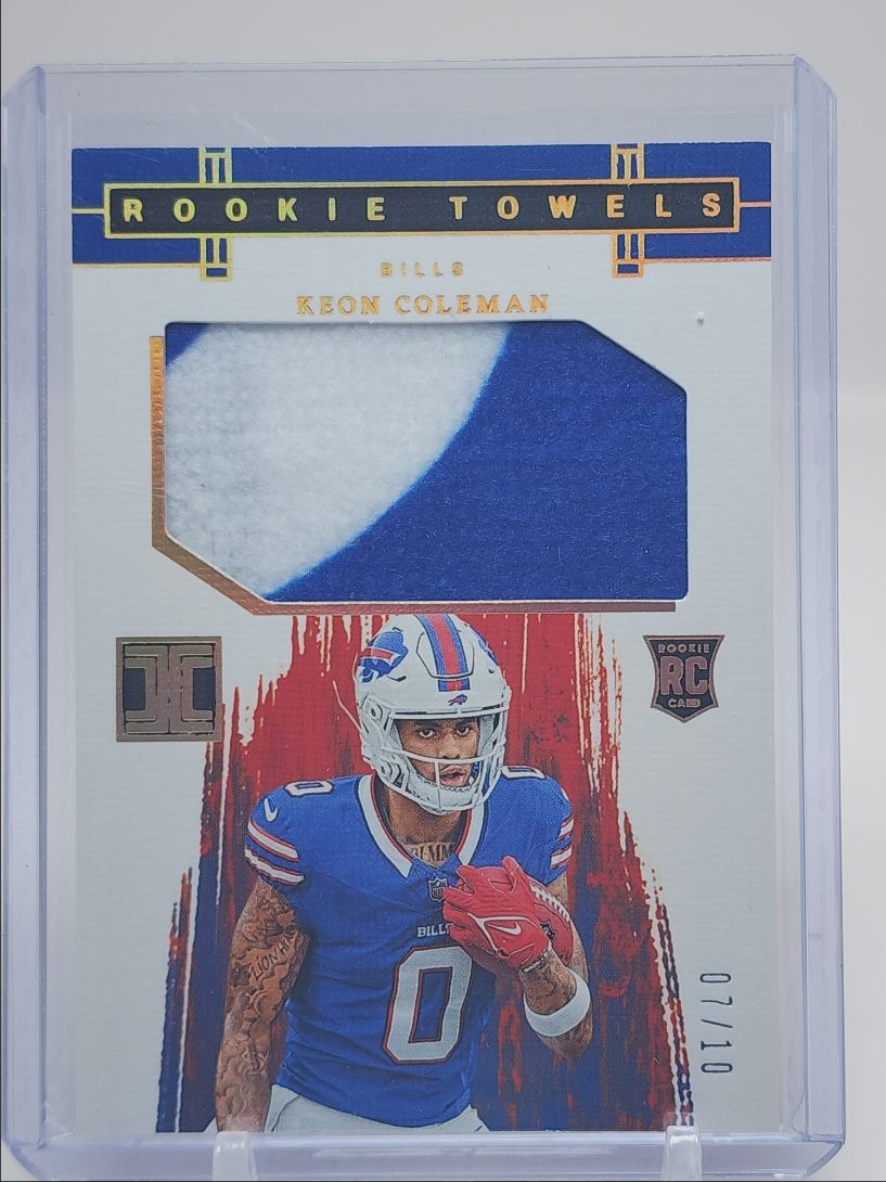 Keon Coleman Panini Impeccable Rookie Towels #RTKCN Base