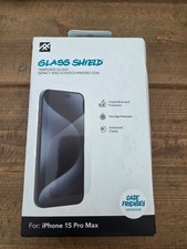 ZAGG iFrogz Apple iPhone 15 Pro Max Tempered Glass Shield Screen Protector
