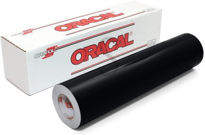 Roll of Matte Black  631 Removable Vinyl Works W/All Vinyl Cutters (12 Inch X...