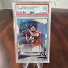 2017 PANINI DONRUSS OPTIC #177 PATRICK MAHOMES II ROOKIE RC PSA 9