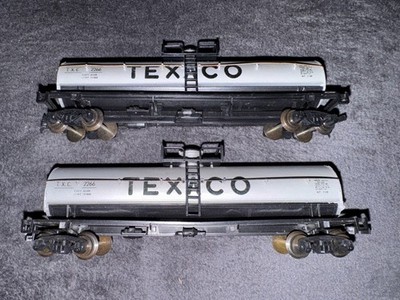 2 Roco H0 Kesselwagen TEXACO Spur H0 1:87 recht gut erhalten
