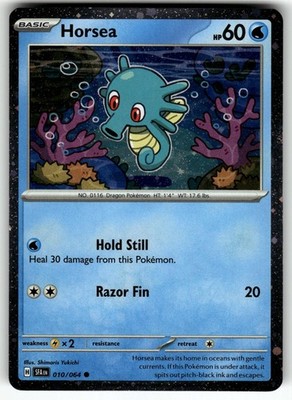 Horsea 010/064 (Cosmos Holo) Promo  Pokemon Near Mint
