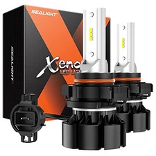 5202 LED Fog Light Bulbs, 5000 Lumens 11W High Power 6000K Xenon White 370