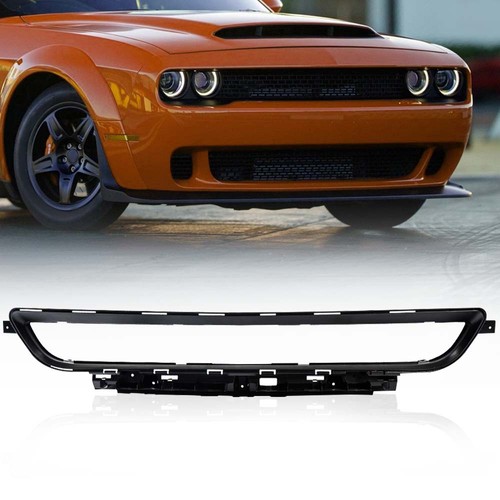 Black Front Bumper Lower Grille For 2015-2022 Dodge Challenger – Mesh Style (Replaces 68259756AA)-751372