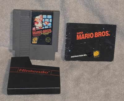 NES Game SUPER MARIO BROS 5 Screw NO TM  Nintendo Entertainment System w/ Manual